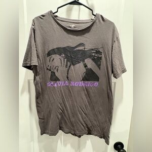 Olivia Rodrigo Charcoal Graphic Tee
